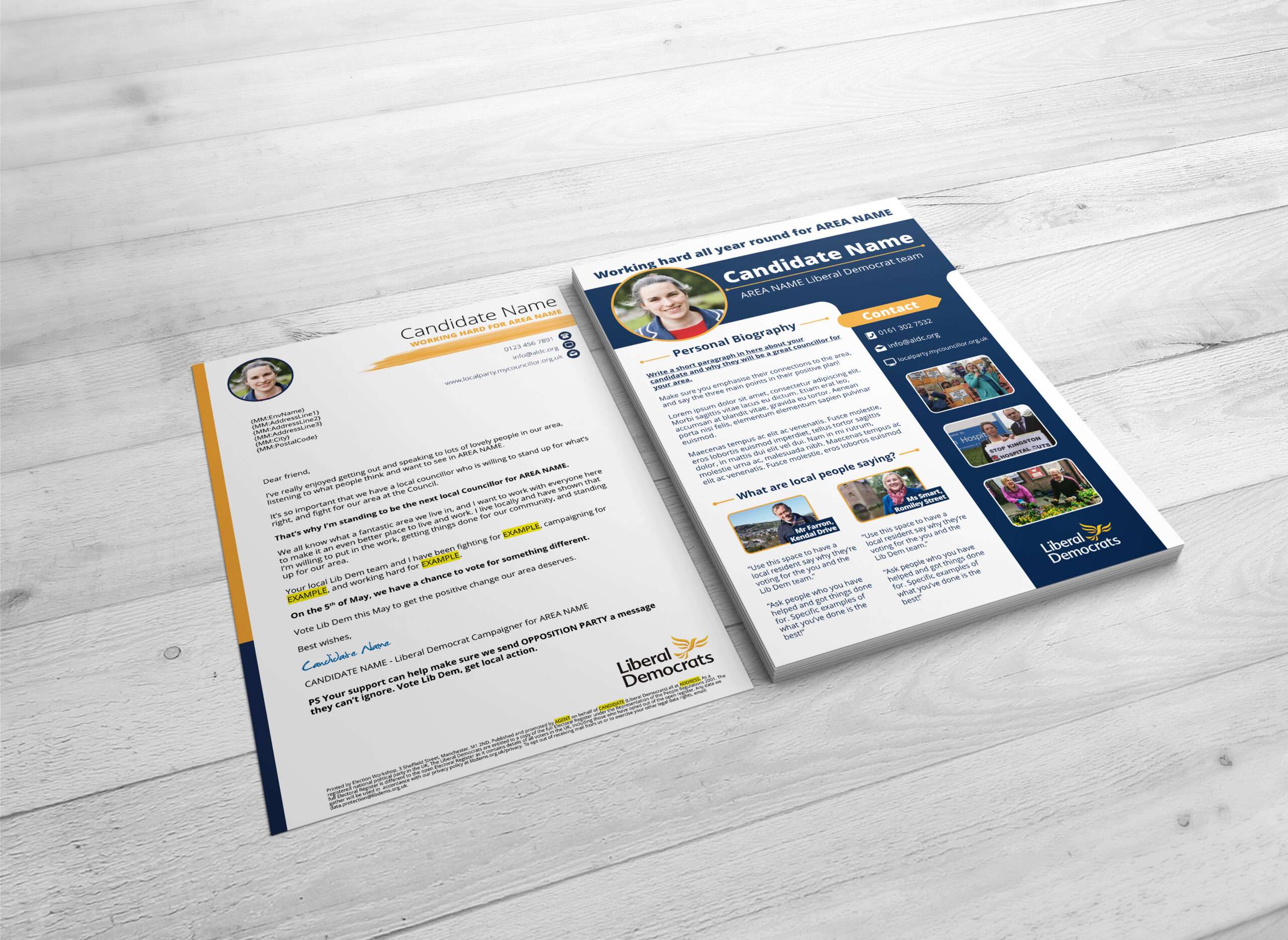 CV Mailing Oblong scaled