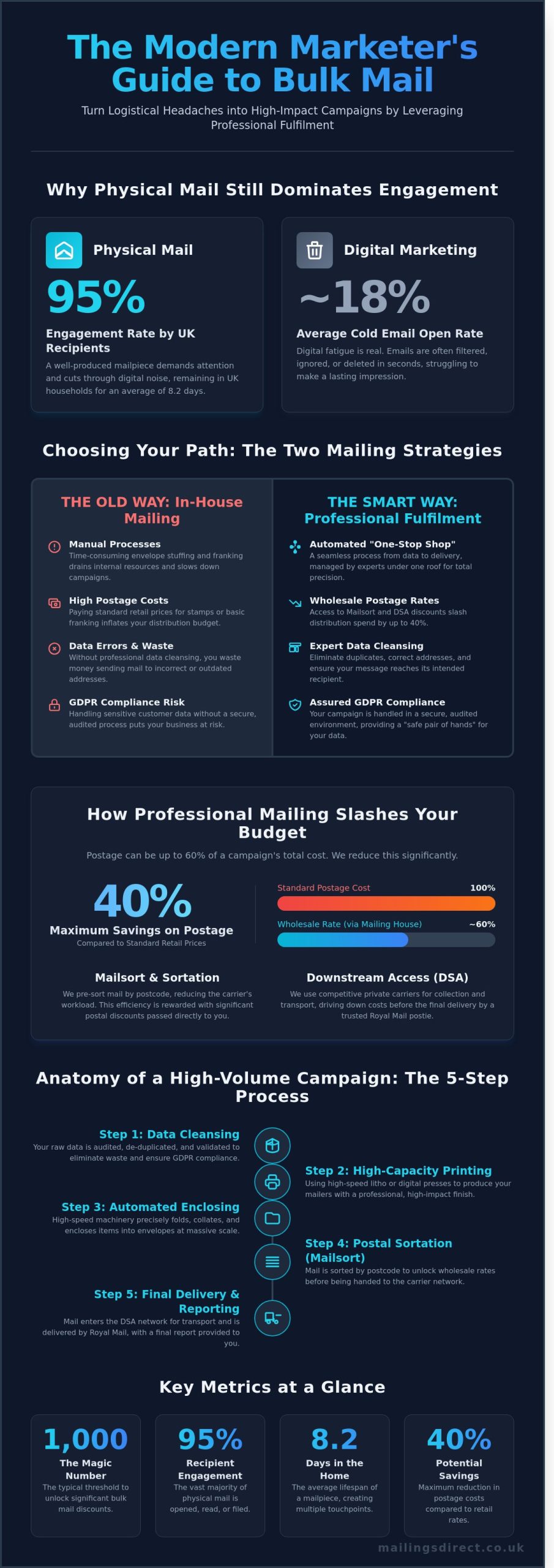 Bulk Mail Printing and Posting: The Professional Guide to UK Fulfilment