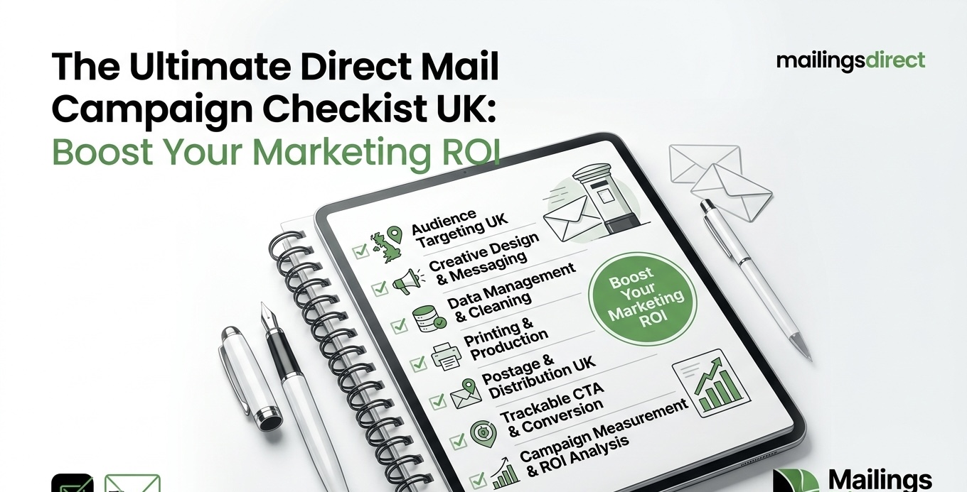 direct mail campaign checklist blog banner