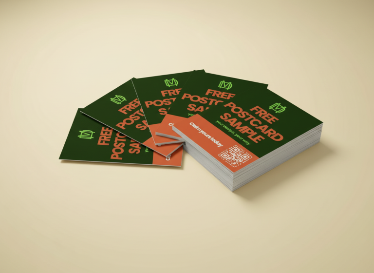 A5 postcards fanned (9 visible)